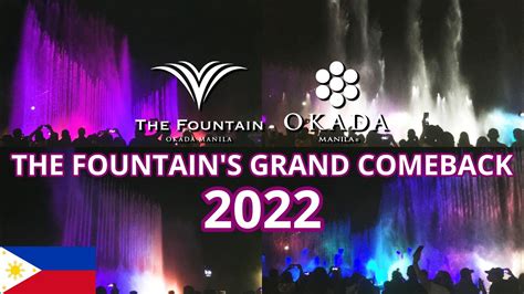 The Fountain's Grand Comeback .